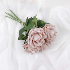 5H Real-touch Long Stemmed Rose Bouquet 50cmH