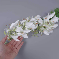 Artificial Wisteria Spray 80cmH