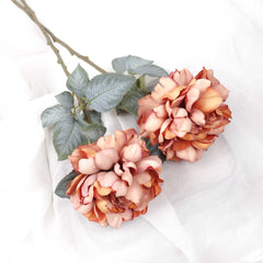 Big Head Artificial Peony Flower Stem 65cmH