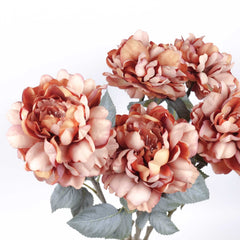 Big Head Artificial Peony Flower Stem 65cmH