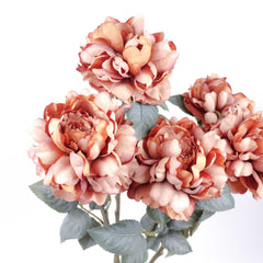 Big Head Artificial Peony Flower Stem 65cmH