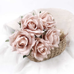 5H Real-touch Long Stemmed Rose Bouquet 50cmH