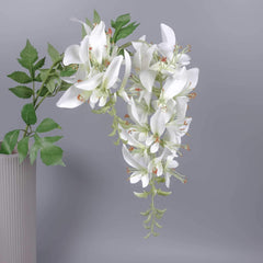 Artificial Wisteria Spray 80cmH