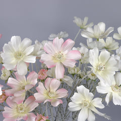 6 Heads Artificial Cosmos Flower 60cmH