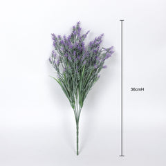 Artificial Lavender Bush Purple 36cmH