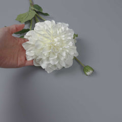 Artificial Dahlia Big-head Flower Stem 80cmH